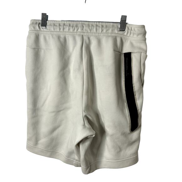 Nike Sportswear Tech Repel Fleece Shorts Mens Size Small White Bone Black - Picture 5 of 5
